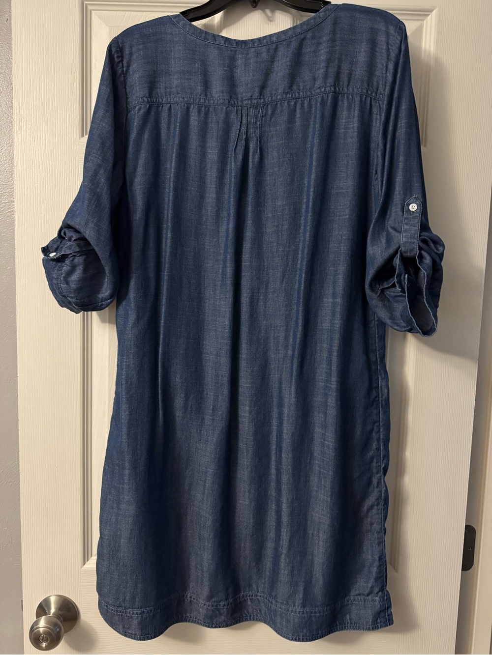 Talbots Navy Pintuck Dress - Picture 4 of 4